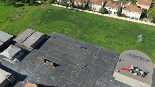 Westpark Elementary School Outdoor Basketball Courts in Irvine