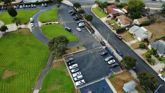 Loma Vista Elementary School Parking Lot - Front in Whittier 2