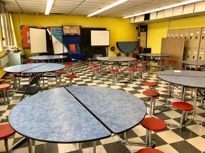 American History High School Cafeteria in Newark