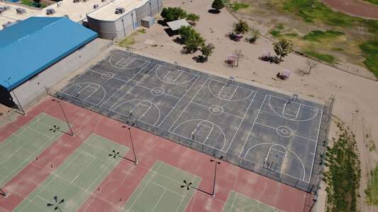 Socorro Middle School Outdoor Basketball Courts in Socorro 3