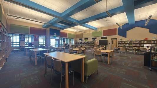 Stagecoach Elementary School Library in Rock Springs 2