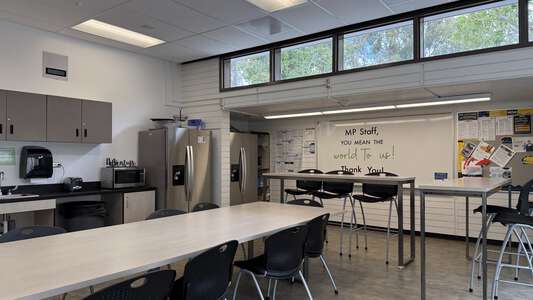 Meadow Park Elementary School Staff Lounge in Irvine