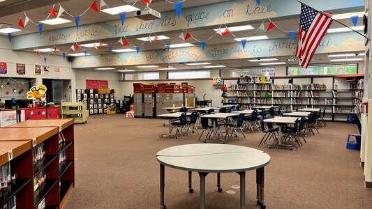 Three Oaks Elementary School Library in Fort Myers