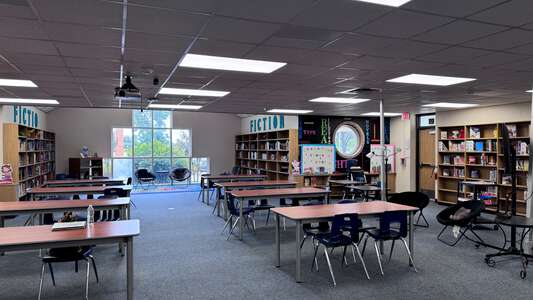 Stehlik Elementary School Library in Houston