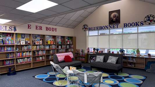 Stehlik Elementary School Library in Houston