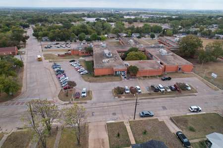 Cedar Crest Elementary School Parking Lot - Front in Dallas