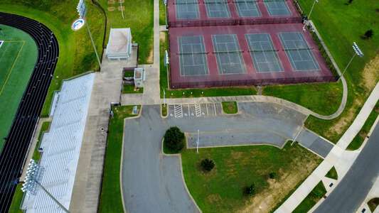 Mallard Creek High School Tennis Courts in Charlotte 2