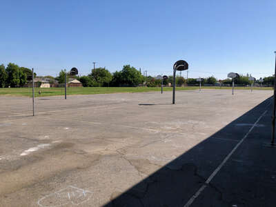 Will C. Wood Middle School Outdoor Basketball Courts East in Sacramento