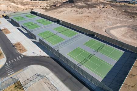 Southeast Career and Technical Academy Tennis Courts in Las Vegas