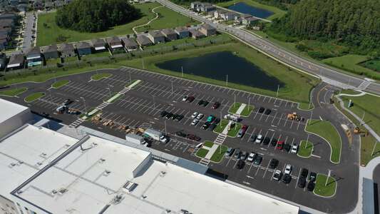 Skybrooke K-8 School Parking Lot in Lutz