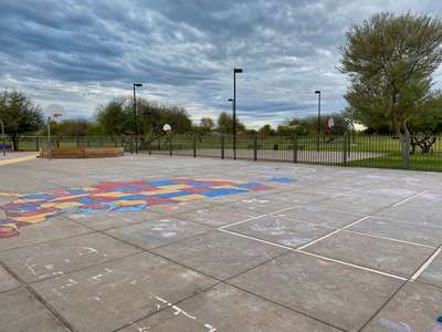 Superstition Springs Elementary School Outdoor Basketball Courts in Mesa