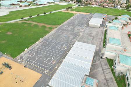 La Paz Middle School Outdoor Basketball Courts in Salinas
