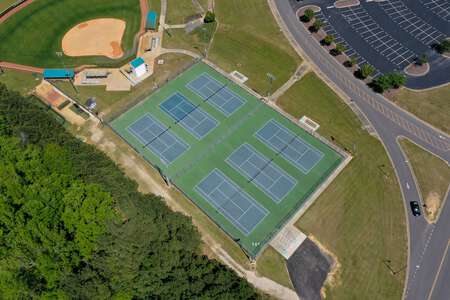 West Johnston High School Tennis Courts in Benson