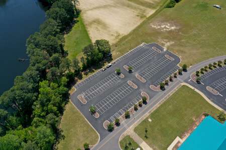 West Johnston High School Parking Lot - Staff Right in Benson