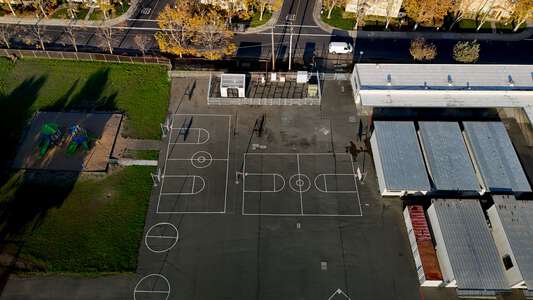 Federal Terrace Elementary School Outdoor Basketball Courts in Vallejo