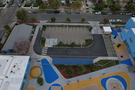 King-Chavez Academy Parking Lot in San Diego