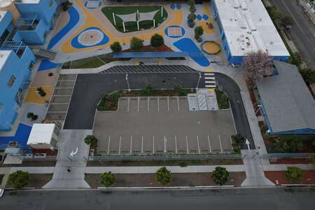 King-Chavez Academy Parking Lot in San Diego