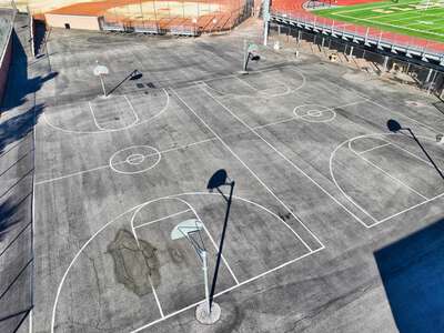 Clark - Ed W. High School Outdoor Basketball Courts in Las Vegas
