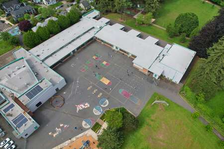 Creston K-5 School Outdoor Basketball Courts in Portland 2