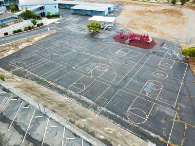 Boone Elementary School Outdoor Basketball Courts in San Diego