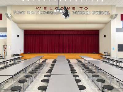 Fort Settlement Middle School Multi-Purpose Room in Sugar Land