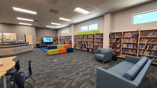Mill Creek Elementary School Library in Knoxville