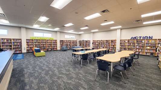 Mill Creek Elementary School Library in Knoxville