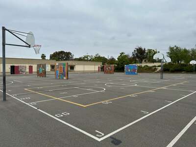 Tijeras Creek Elementary School Outdoor Basketball Courts in Rancho Santa Margarita