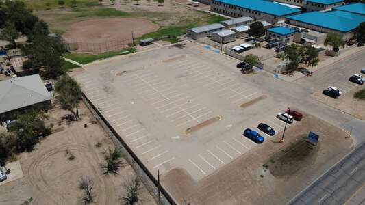 Ernesto Serna Fine Arts Academy Parking Lot - Side in Socorro 2