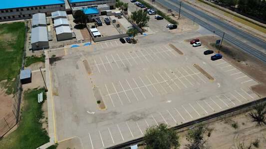 Ernesto Serna Fine Arts Academy Parking Lot - Side in Socorro 3
