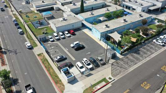 Abbott Elementary School Parking Lot - Front in Lynwood