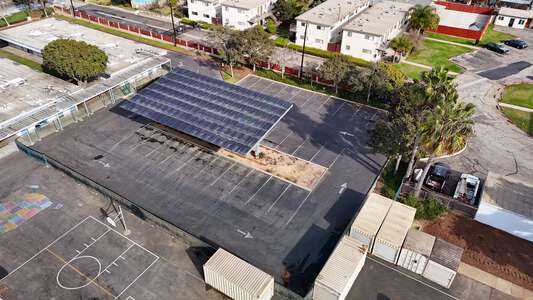 Victoria Elementary School (K-6) Parking Lot - Side in Costa Mesa