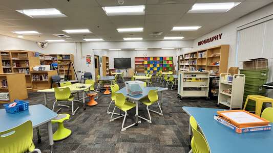 Woodstock Elementary School Library in Virginia Beach
