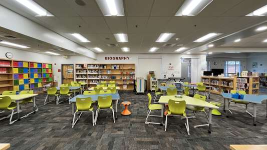 Woodstock Elementary School Library in Virginia Beach