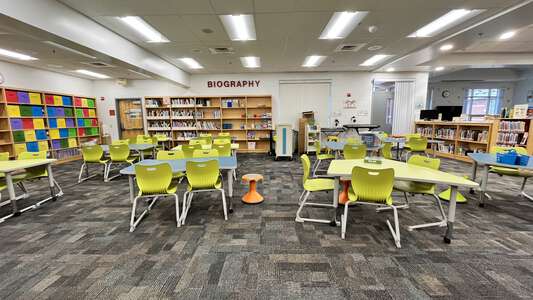 Woodstock Elementary School Library in Virginia Beach