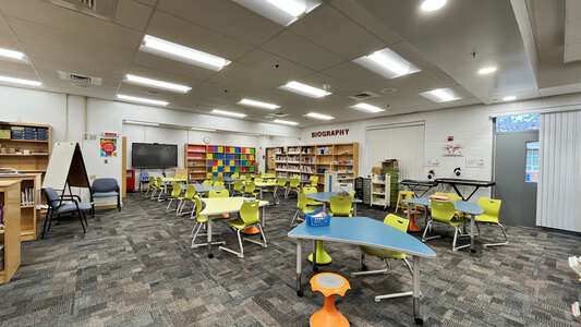 Woodstock Elementary School Library in Virginia Beach