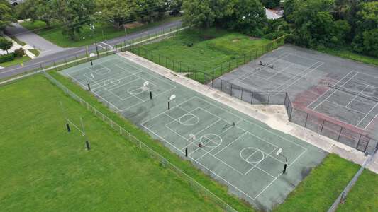 R. B. Stewart Middle School Outdoor Basketball Courts in Zephyrhills