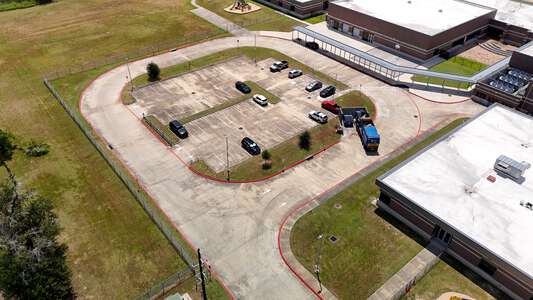 Francis Elementary School Parking Lot - Back in Humble