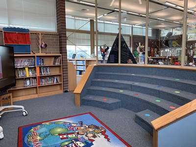 Joseph A Gilbert Elementary Library in Austin