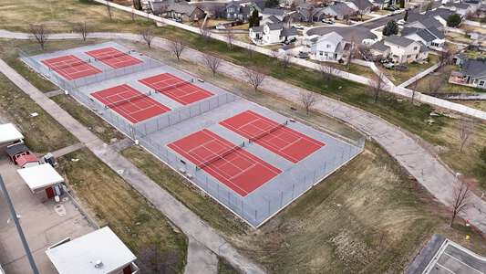 Columbia High School Tennis Courts in Nampa