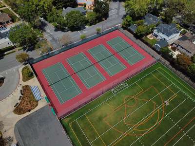 Burlingame High School Tennis Courts in Burlingame