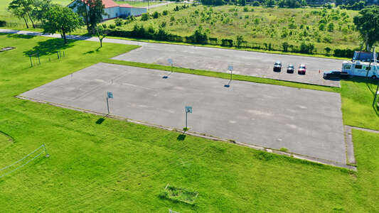 Burbank Middle School Outdoor Basketball Courts in Houston