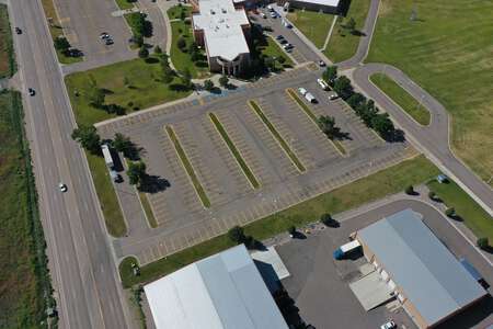 Century High School North Parking Lot in Pocatello