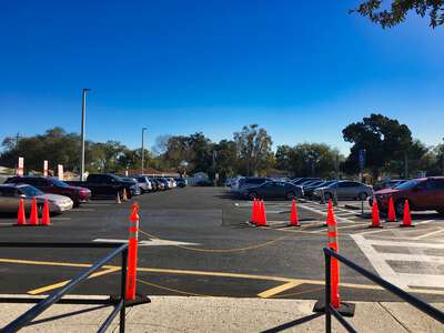 Tampa Bay Boulevard Elementary School (4241) Parking Lot - Visitors in Tampa