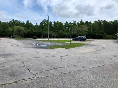 Old Kings Elementary School Parking Lot - Field in Flagler Beach