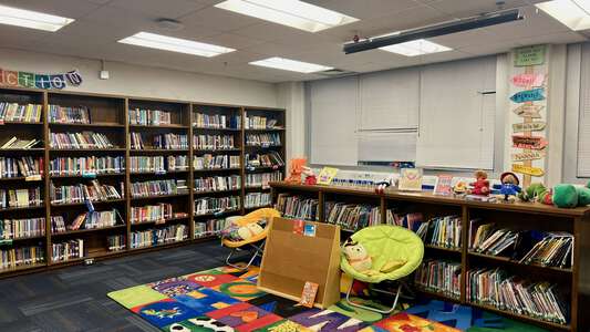 Mockingbird Elementary School Library in Dallas