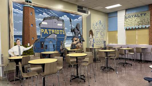First Colonial High School Cafeteria in Virginia Beach