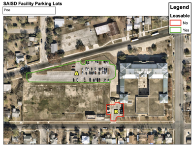 054 Poe Middle School Parking Lot (Cap-101/HA-4) in San Antonio