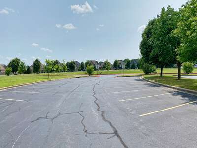 Central Park Elementary School Parking Lot in Bentonville
