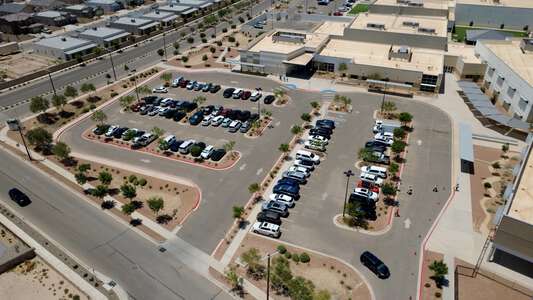 Eastlake Middle School Parking Lot - Front in El Paso 2